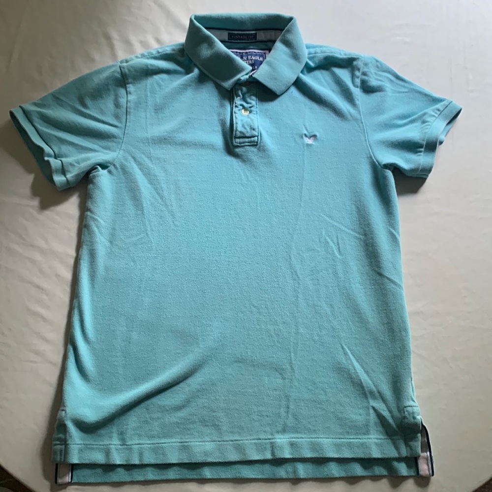 Blue American Eagle shirt